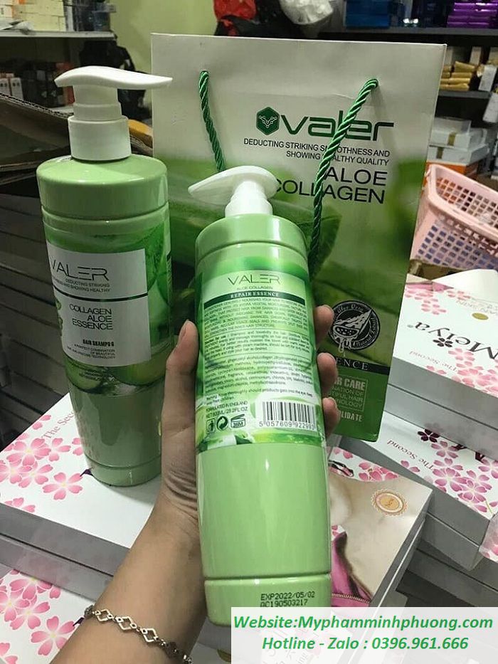 Cap-dau-goi-xa-tri-rung-toc-nha-dam-lo-hoi-tai-sinh-valer-collagen-aloe-essence-700X933