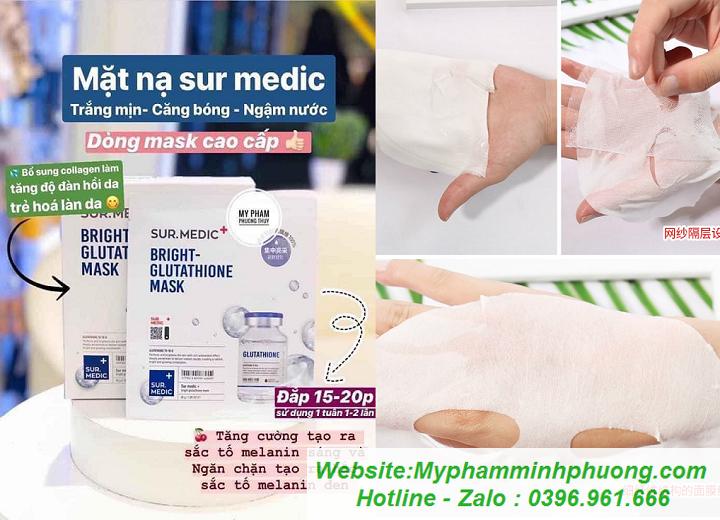 MẶT NẠ NEOGEN SUR.MEDIC BRIGHT GLUTATHIONE MASK