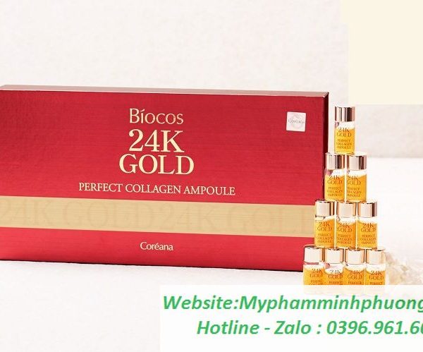 sirum-BIOCOS-24K -GOLD-PERFECT-COLLAGEN-AMPOULE-han-quoc