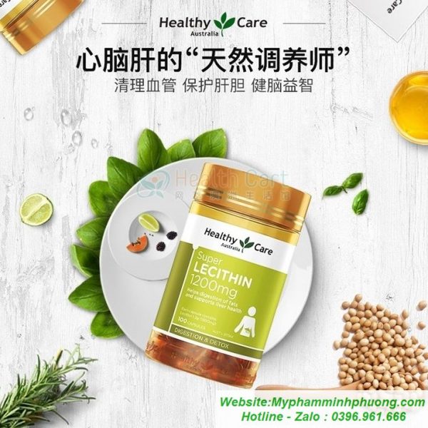 VIEN-UONG-MAM-DAU-LANH-UC-Super Lecithin-1200mg-100-vien-Healthy-Care-1