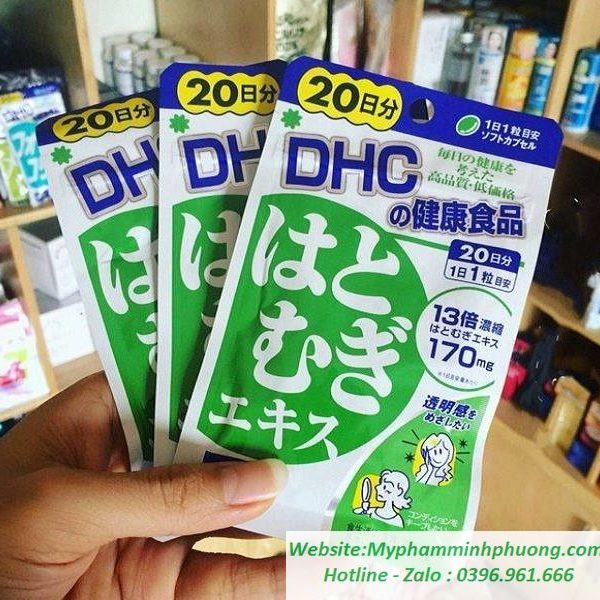 Vien-uong-trang-da-Hatomugi-DHC-nhat-ban-620x600