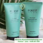 Sua-rua-mat-cho-nam-forest-for-men-shaving-cleansing-foam-innisfree-659x659