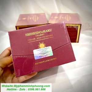 hộp kem shiseido tím