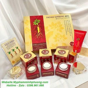 bộ mỹ phẩm panax ginseng màu đỏ