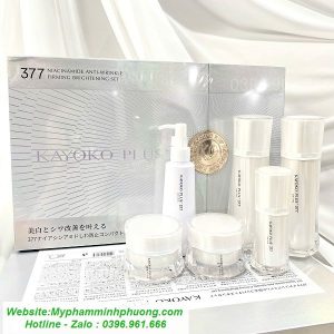 bộ kayoko plus 377 màu trắng
