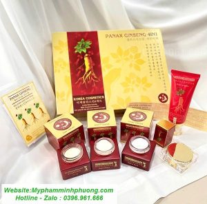 bộ mỹ phẩm panax ginseng